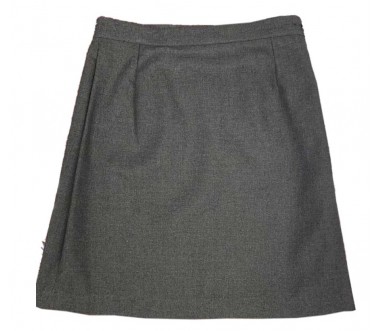 Grey A-Line Skirt 