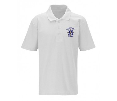 EMMANUEL White Poly-cotton Polo Shirt  