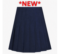 F.B.S. Navy Stitched Down Knife Pleat Skirt  *NEW*