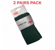 Plain Tights (2 Pairs) - GREEN