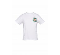 Sacred Heart White P.E Top (with Logo)