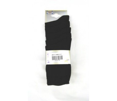 Plain Ankle Socks (5 Pairs) - NAVY